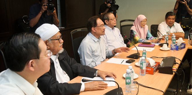 Pakatan Rakyat Meeting Council at PAS HQ on February 8,2015. --Àd°Ò--