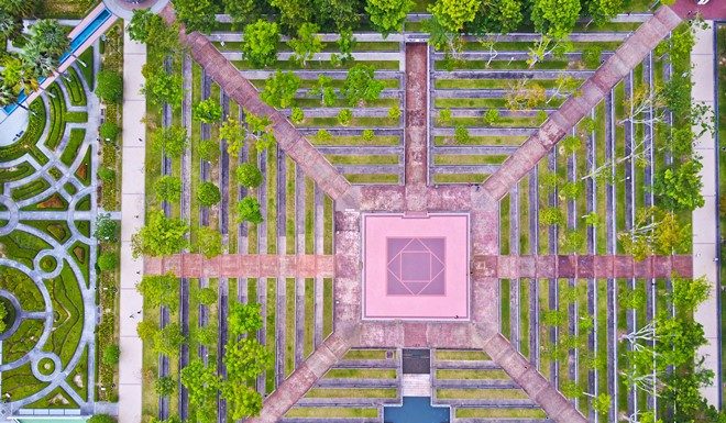 航拍美里美丽迷人