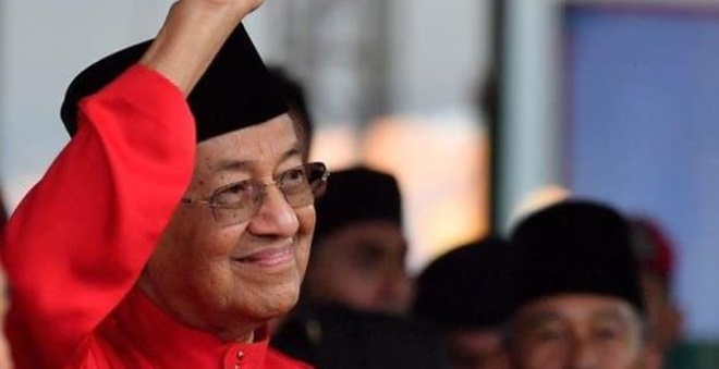 mahathir red wave
