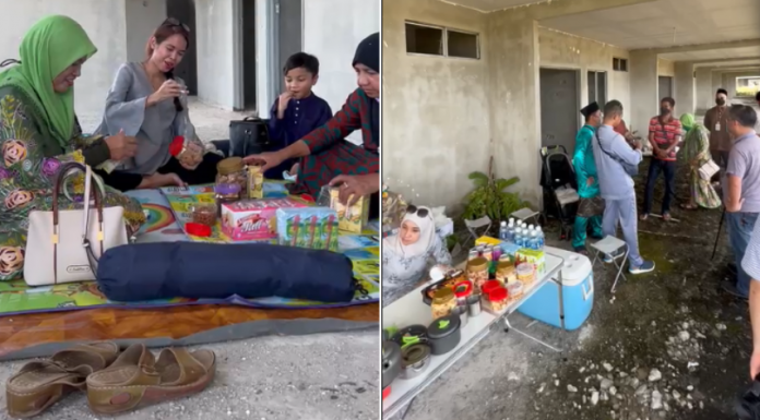 还贷3年屋子还没建好 古晋苦主毛坯房过Raya抗议