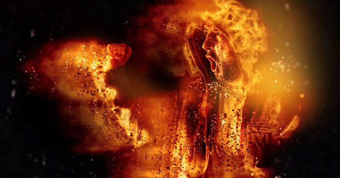 burning-protester-shouts-at-riot-act