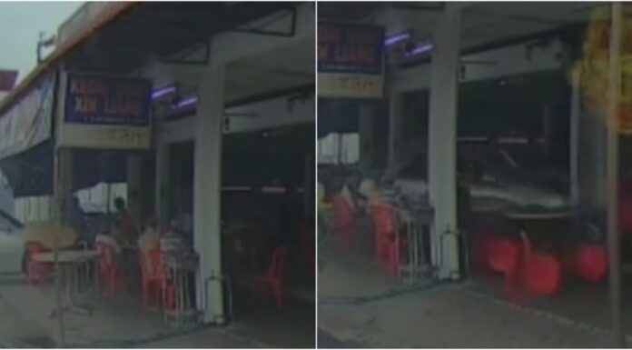 汽车撞死华裔老妇视频曝光 司机欲停车却突加速撞入茶室